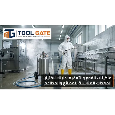 ماكينات الفوم والتعقيم: كيف تختار معدات التنظيف المناسبة للمصانع والمطاعم؟