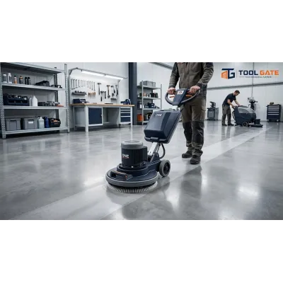 ماكينة سنجل ديسك للأرضيات: الاستخدامات والفرق بين الجلي والتلميع