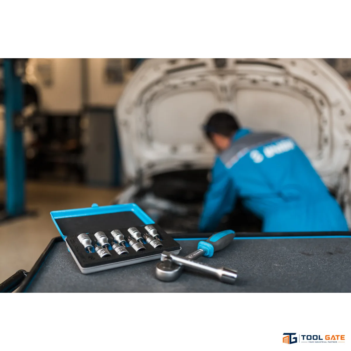 طقم لقم توركس - Torx Socket Set 9 قطع TX20–TX60 يونيور سلوفيني موديل 192/12