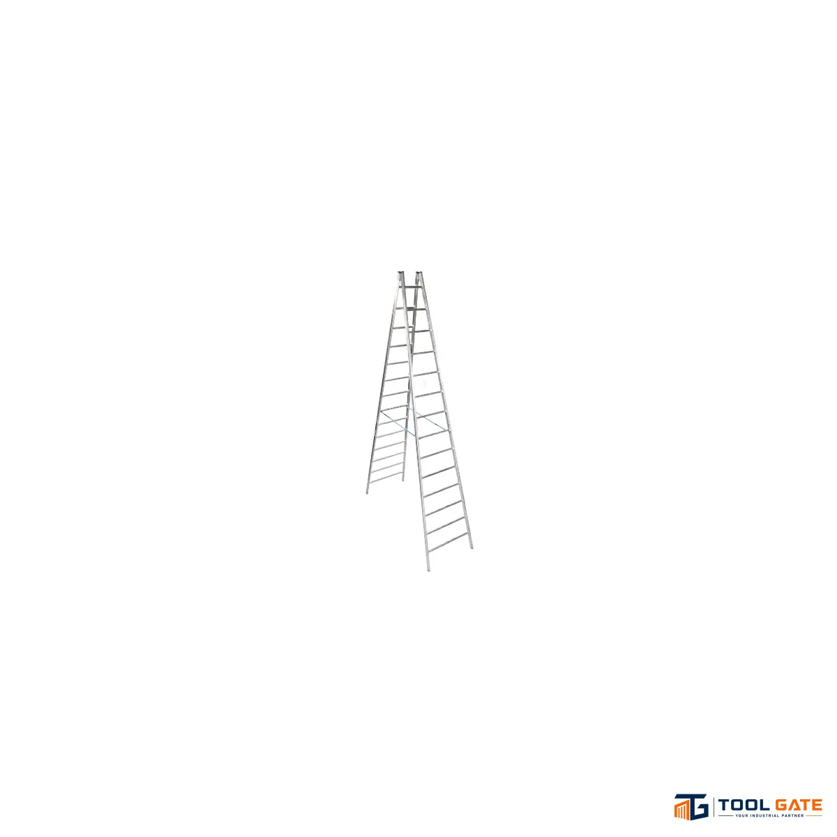 سلم ألومنيوم مزدوج METAFORM موديل 32-8 – ارتفاع 2.60 متر – 8 درجات