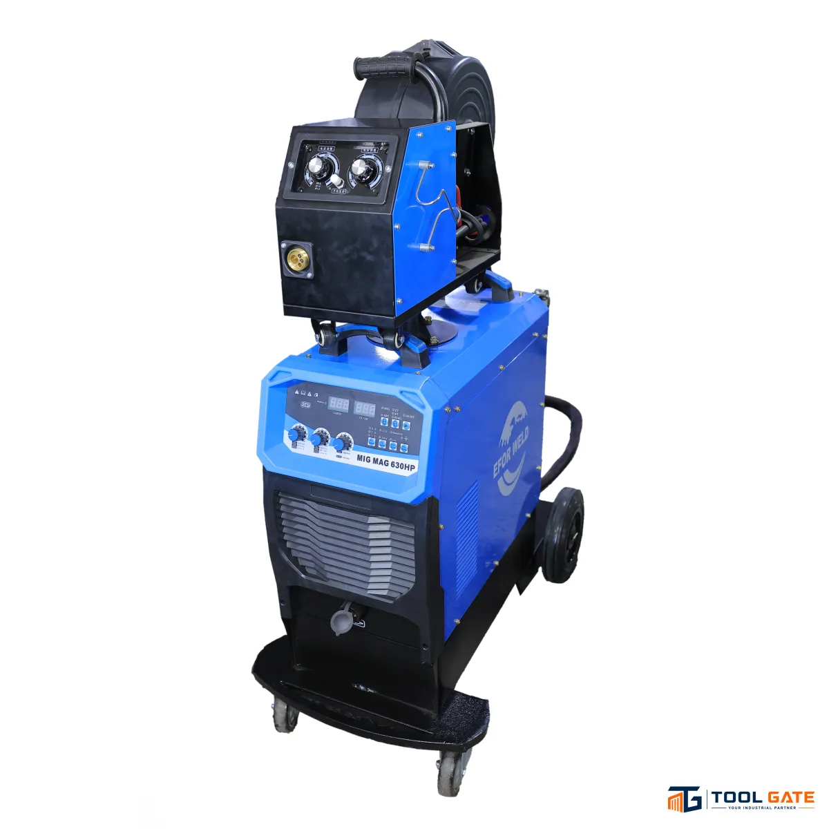 ماكينة لحام MIG MAG إنفرتر 630 أمبير صناعية ثقيلة تركية بتبريد مياه وواير فيدر EFOR WELD 630HP