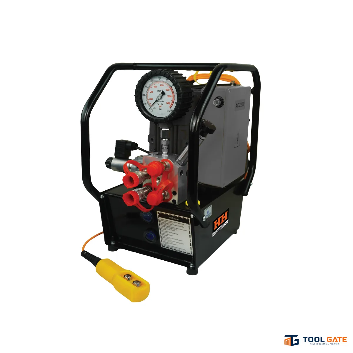 طلمبة هيدروليك كهرباء لمفتاح العزم HITCH HICTOOR HE5TW-2 ضغط 700 بار موتور 1.5 كيلو وات