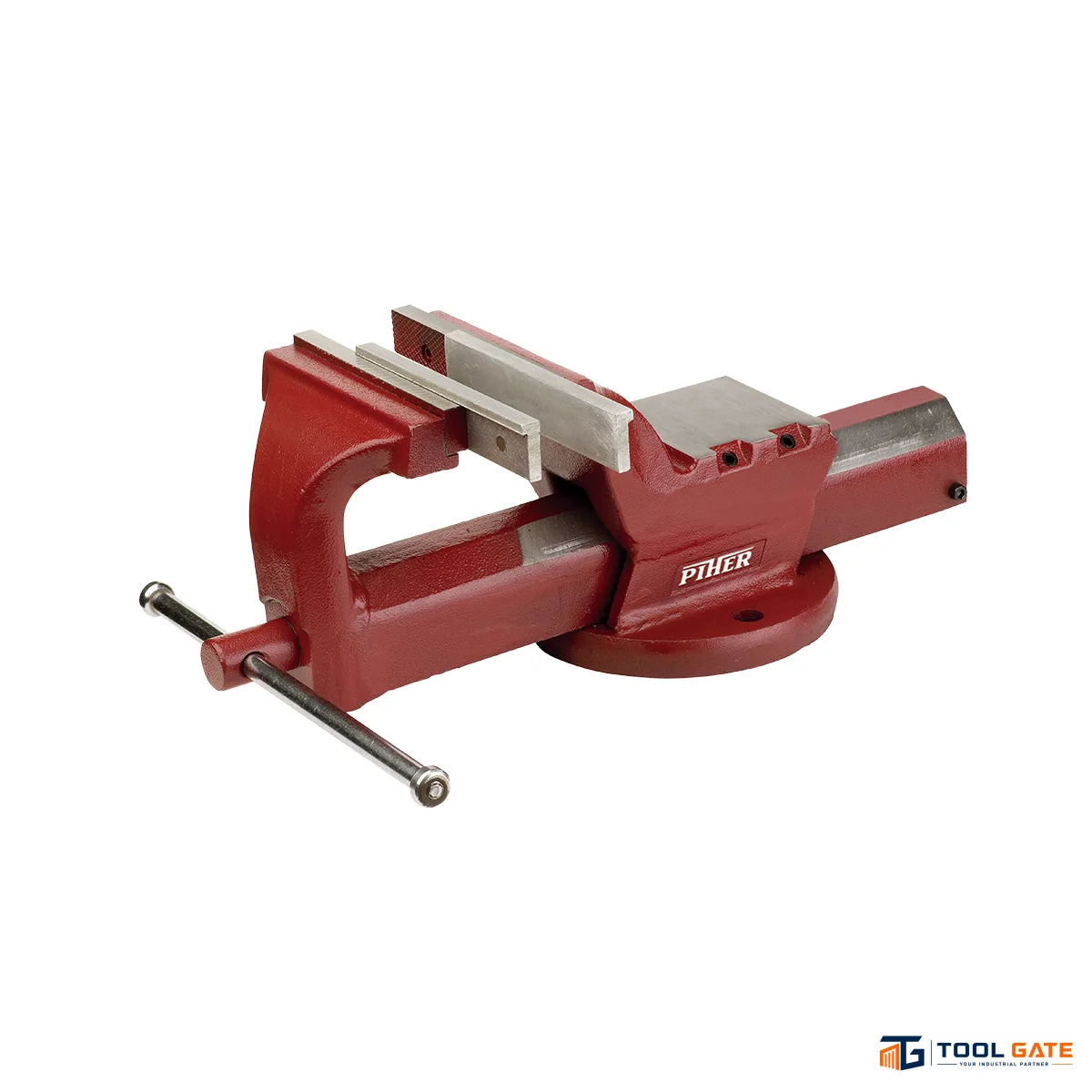 منجلة تثبيت اسباني صلب بالكامل PIHER All-Steel Bench Vice مقاس 5 بوصة، خدمة شاقة – موديل 55125