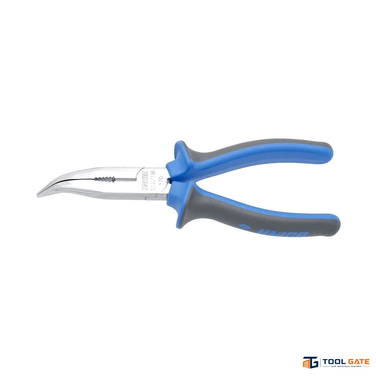بنسة بوز طويل معوج 200 مم UNIOR 512/1BI
