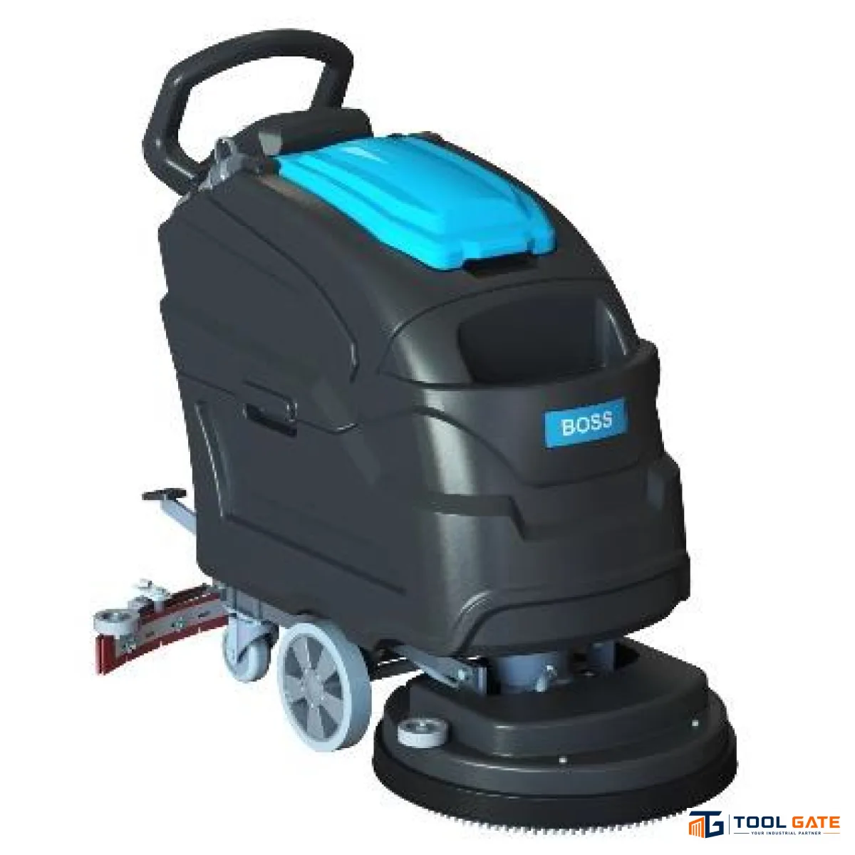 ماكينة غسيل وتجفيف أرضيات GERMAN SCRUBBER بالبطارية BOSS 5200 B – عرض تنظيف 51 سم وبطاريتين 100 أمبير
