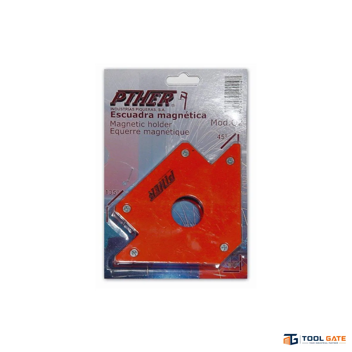 زاوية تجميع لحام مغناطيسية PIHER Magnetic Welding Angle Q2 مقاس 20 سم – موديل 29004