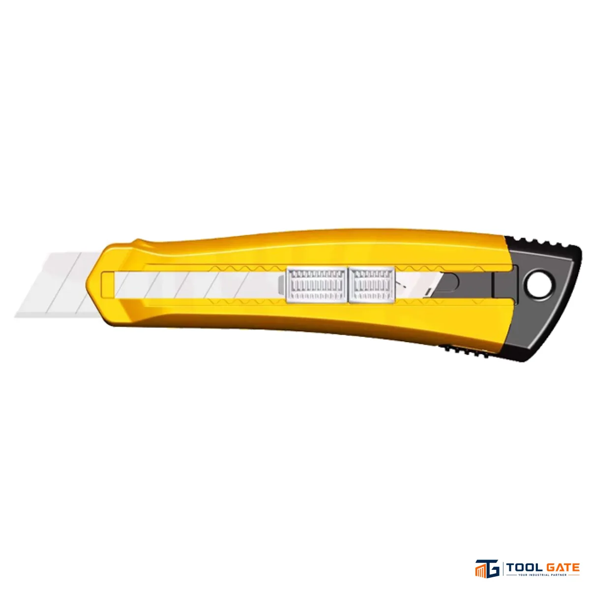 كتر بلاستيك أصفر 18 مم خدمة شاقة Heavy Duty Yellow Plastic Cutter ZENTEN إسباني 8760-1