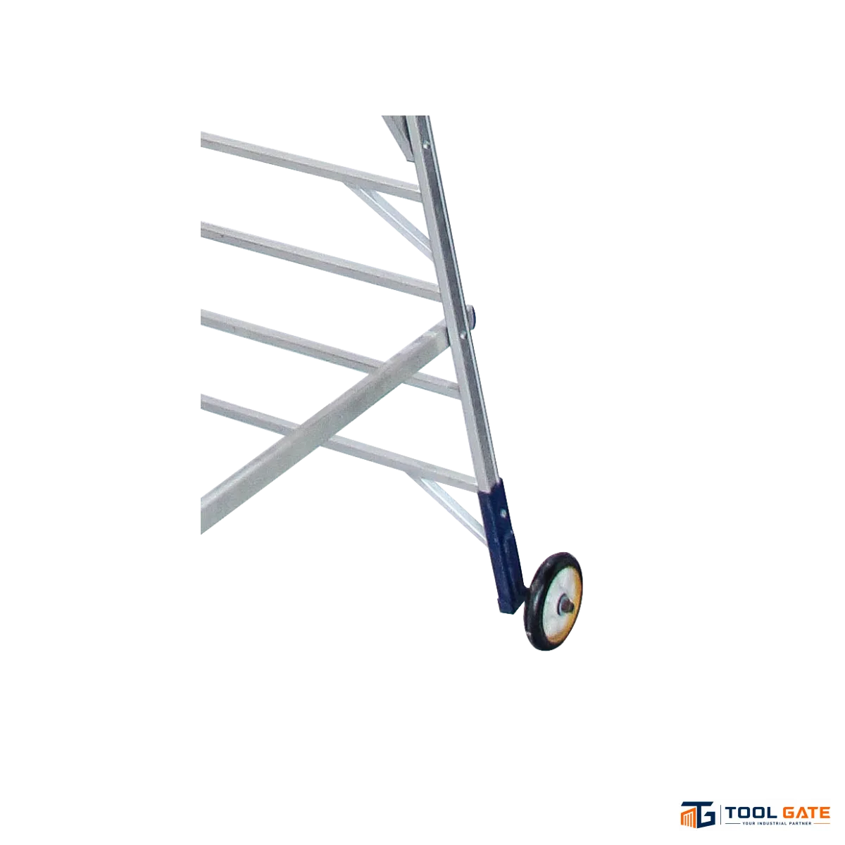 سلم ألومنيوم ميتافورم ارتفاع 12.5 متر ثلاث وصلات للأعمال الشاقة والكهرباء 11 درجة طراز  72-11