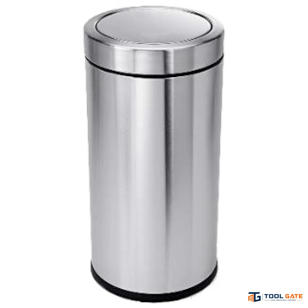 BOSS 12 Liter Swing Top باسكت قمامة ستانلس ستيل بغطاء Flip Flop – 12 لتر