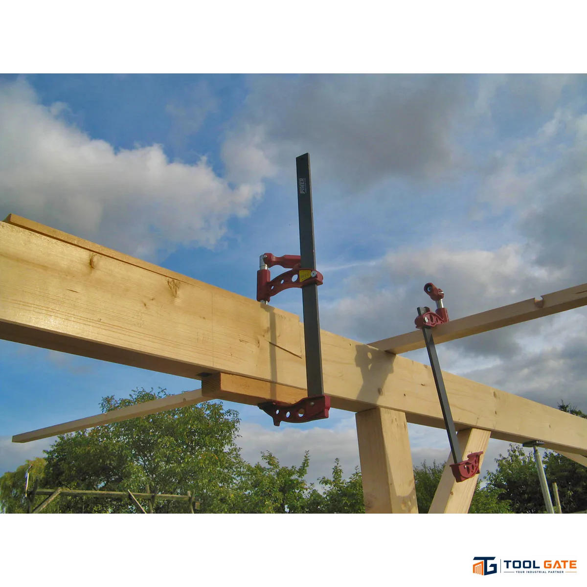 قمطة تثبيت PIHER Maxipress F Heavy-Duty Clamp بطول 60 سم وعمق فك 12 سم – موديل 60060