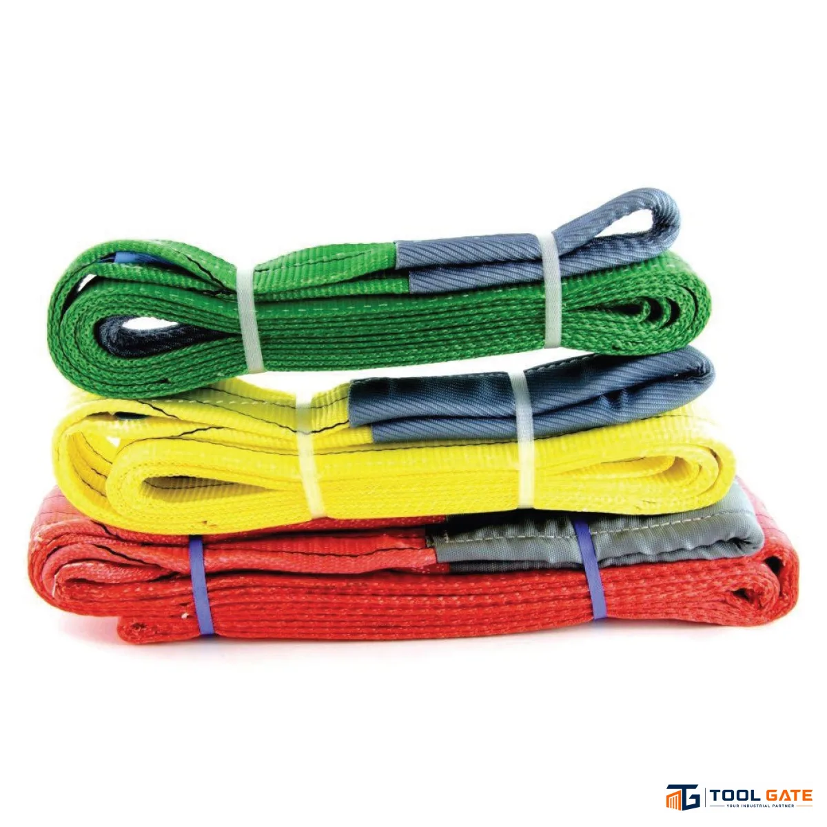واير تحميل قماش 1 طن × 1 متر | FLAT WEBBING SLING HITCH HICTOOR