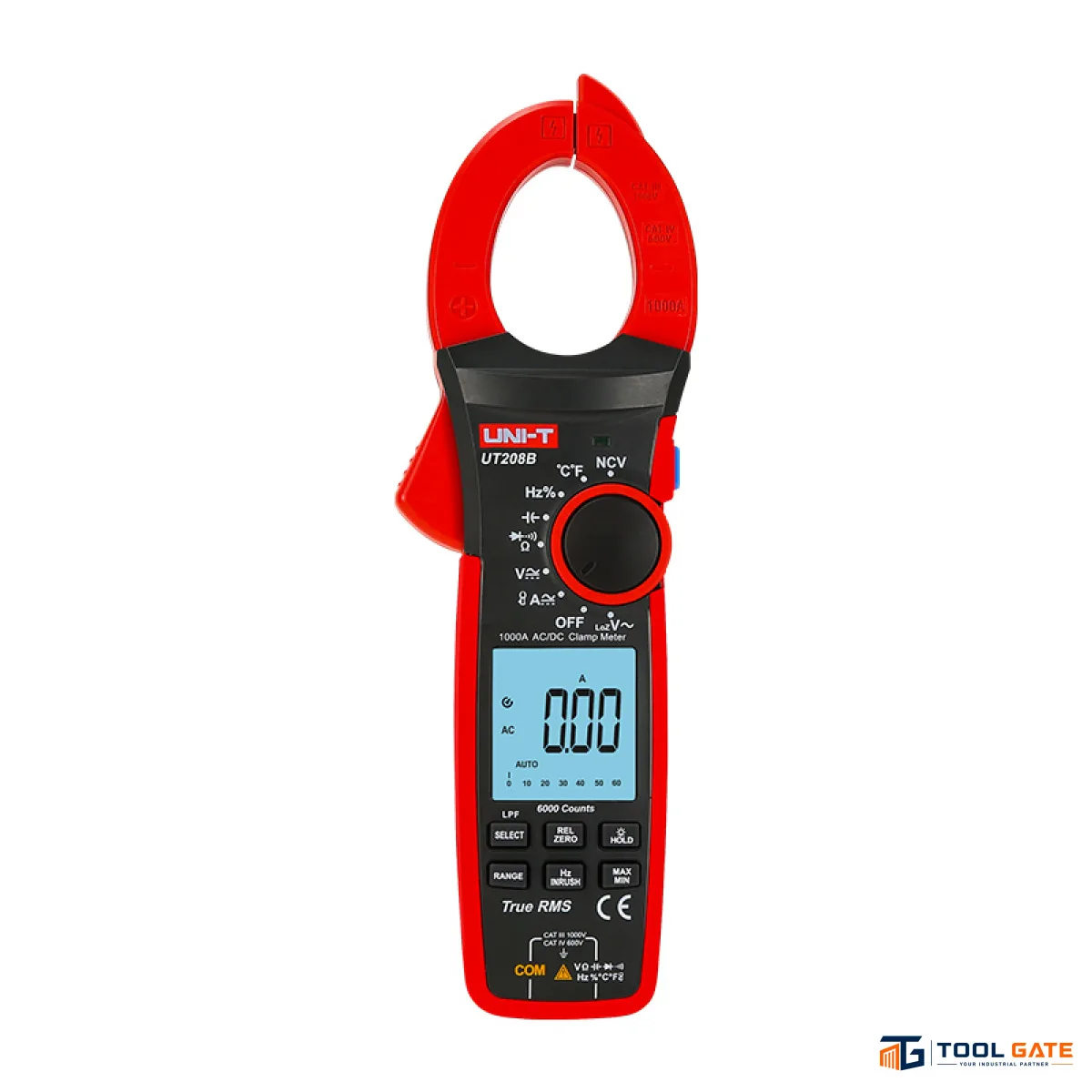 كلامب أمبير ديجيتال  True RMS 1000 أمبير 1000 فولت UNI-T UT208B