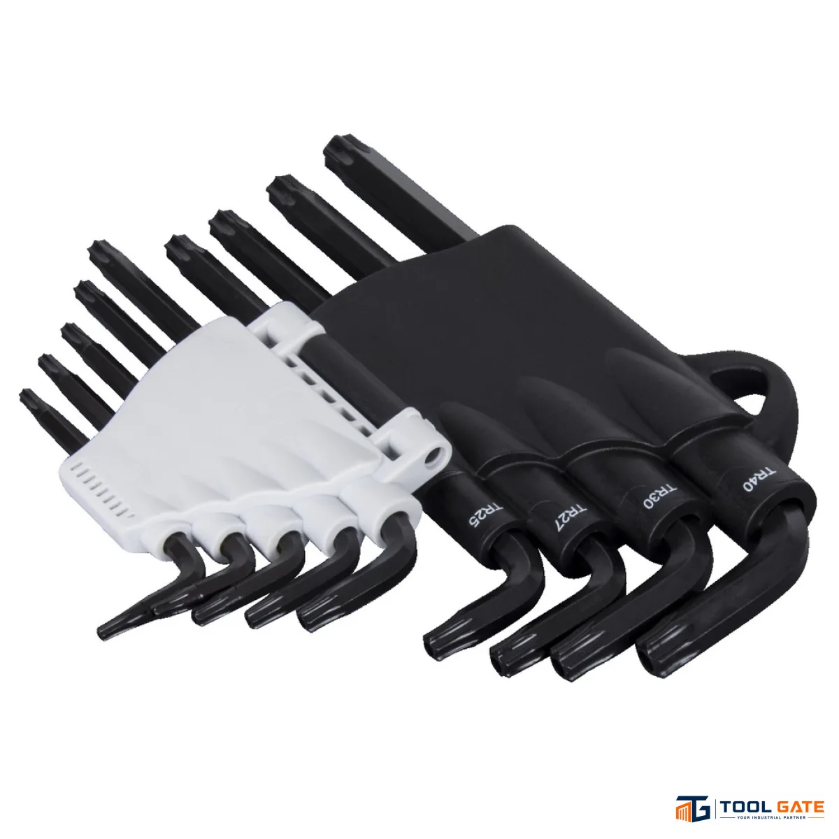 طقم مفاتيح نجمة - Torx Wrench Set مثقوبة 9 قطع TR8–TR40 يونيور سلوفيني موديل 220/7TXPH