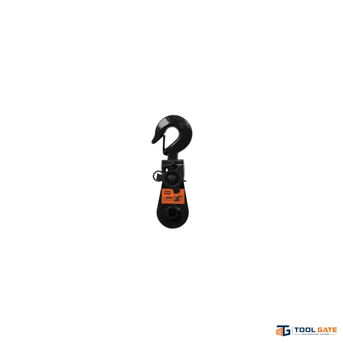 بكرة رفع بهوكSnatch Block Shackle with Hook 4 طن بقطر 4.5 بوصة للواير HITCH HICTOOR HHSBH44