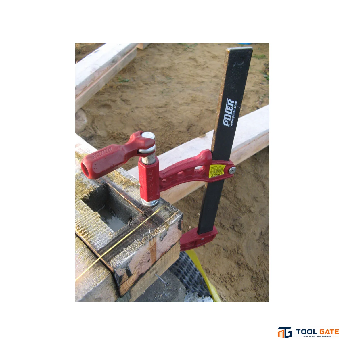 قمطة تثبيت PIHER Maxipress F Heavy-Duty Clamp بطول 40 سم وعمق فك 12 سم – موديل 60040
