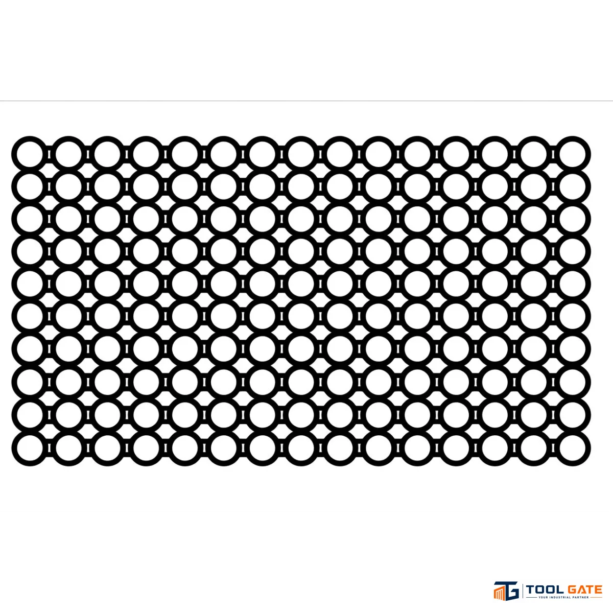 مشاية أرضيات كاوتشوك مقاس 1 متر × 50 سم