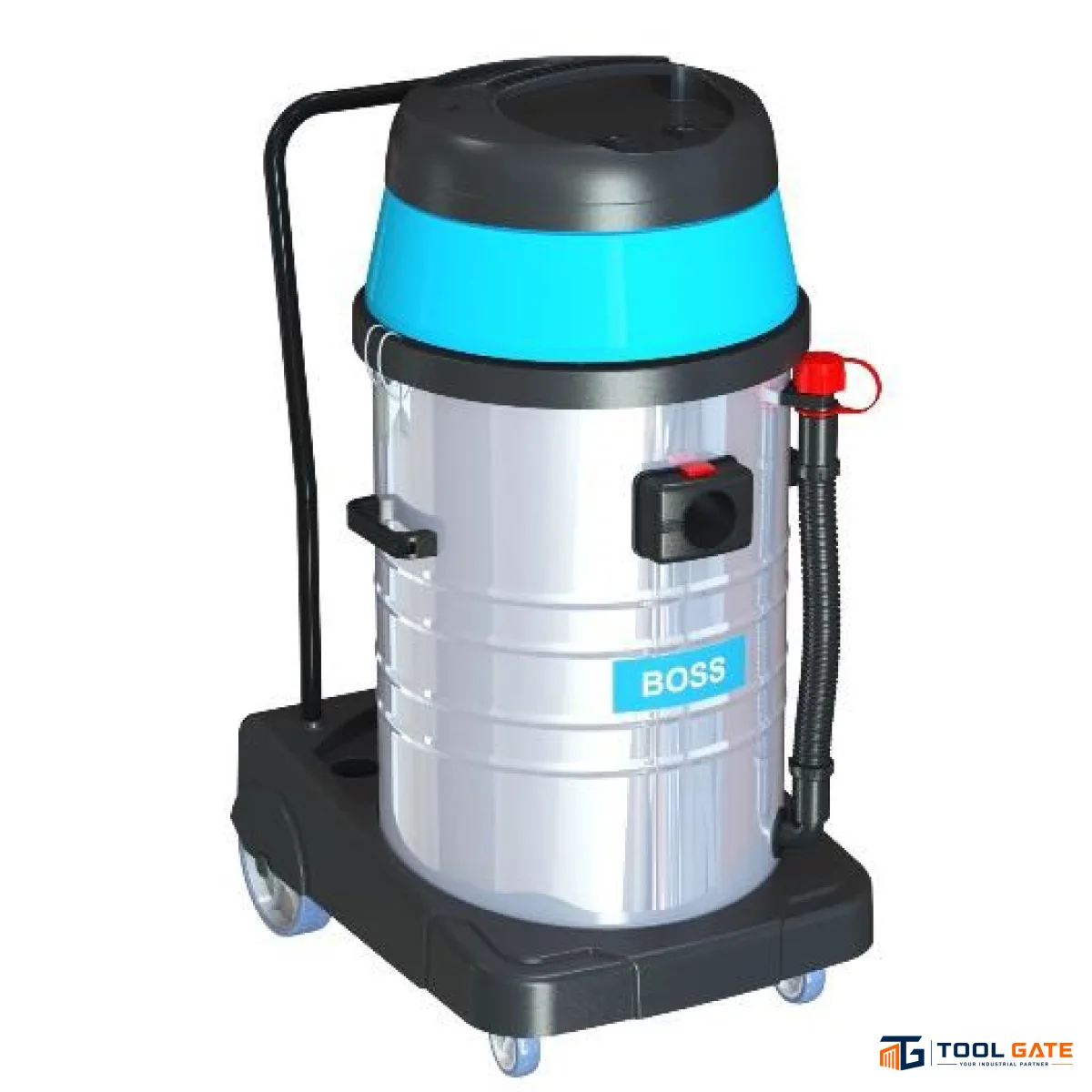 مكنسة شفط مياه وأتربة BOSS 70/2 WD – 2 موتور 1200 وات وتانك استانلس 70 لتر