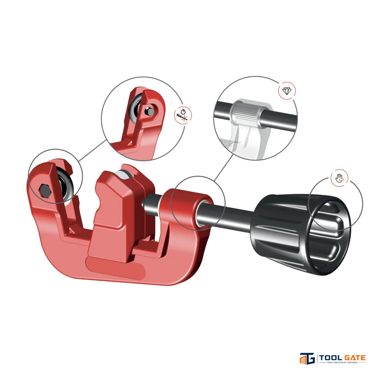 سكينة مواسير 3–35 مم Pipe Cutter ZENTEN إسباني 7336-3