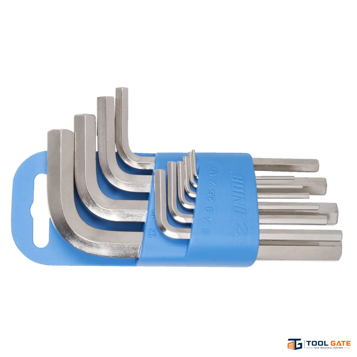 طقم مفاتيح ألن - Hex Wrench Set 10 قطع 1.5–12 مم يونيور سلوفيني موديل 220/3PH