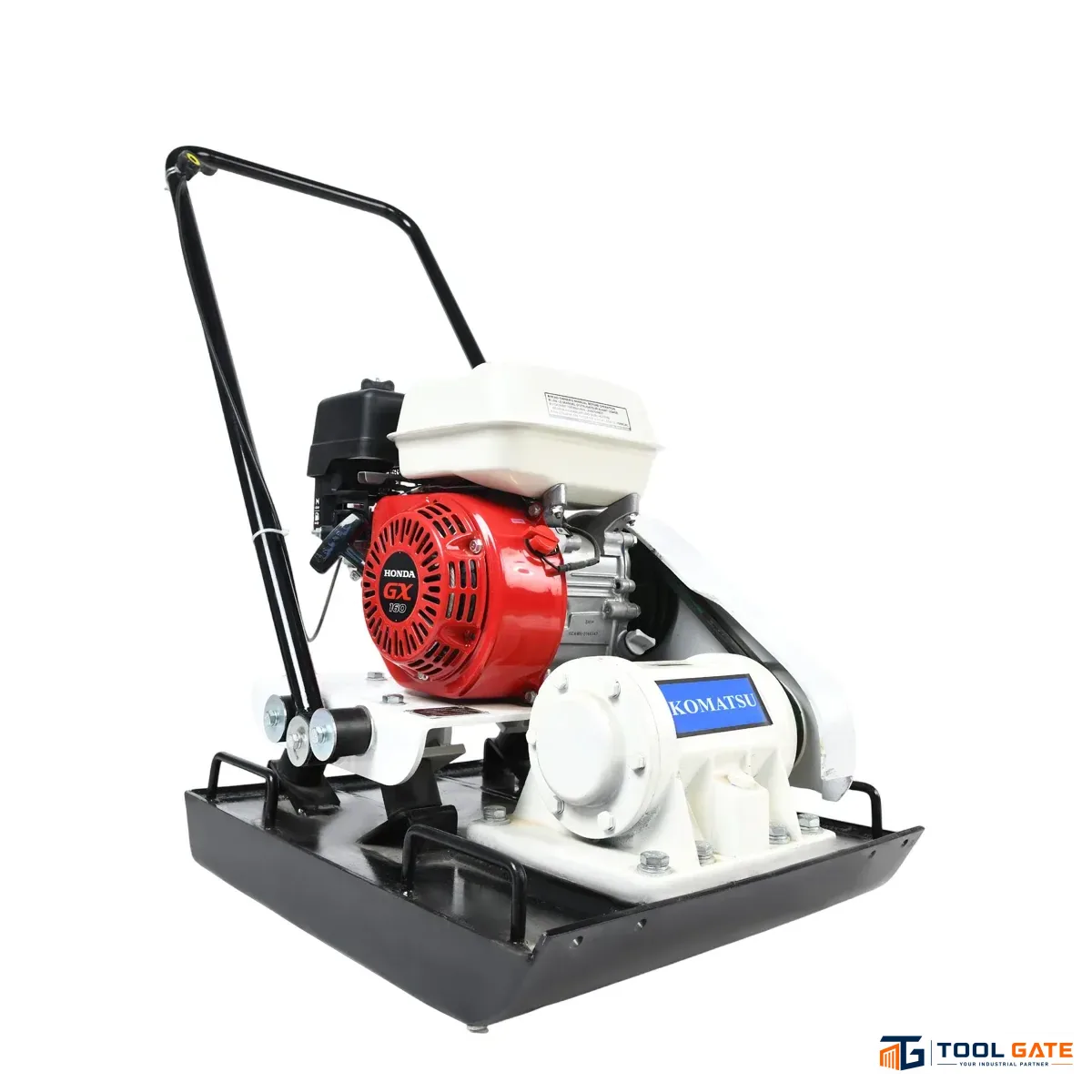 دكاكة تربة كوماتسو 120 كجم  11.2 حصان بمحرك هوندا GX390 موديل TKP 120، قوة دك 2200 كجم