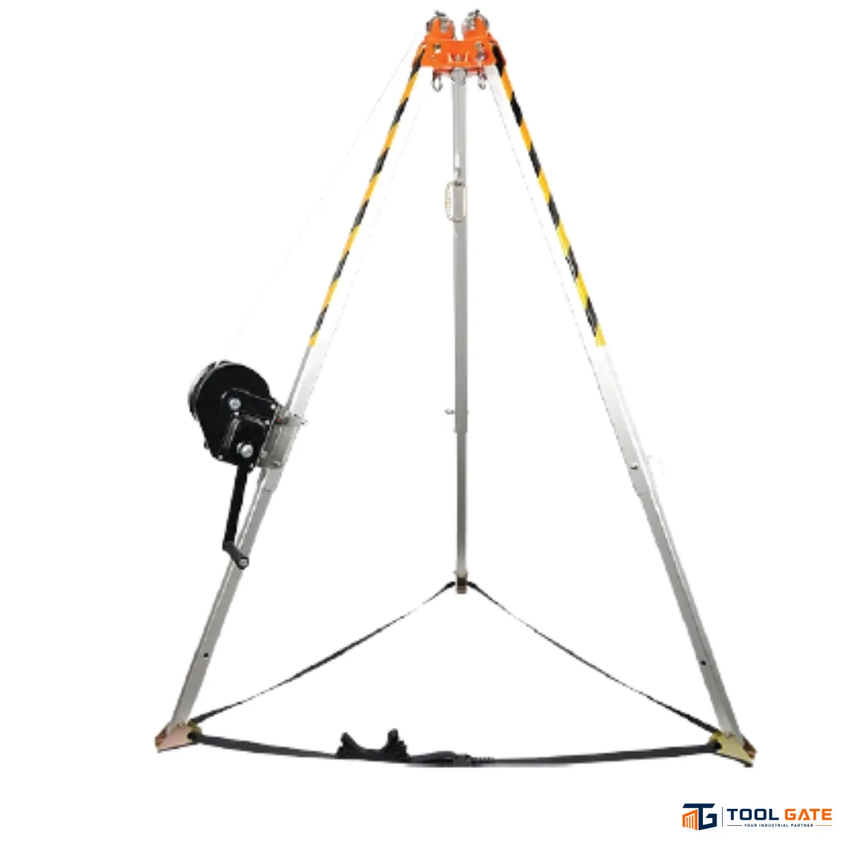 حامل انقاذ ثلاثي ترايبود مزود بونش يدوي 20 متر هيتش هيكتور انجليزي RESCUE TRIPOD WITH HAND WINCH