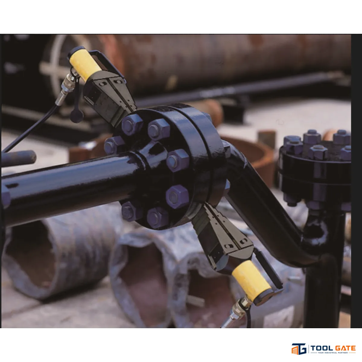 فاصل فلانشات هيدروليك HITCH HICTOOR HHP-1481 قوة فصل 12.7 طن وفتحة حتى 81 مم