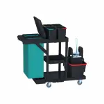 تروللي نظاقة بابليك ايريا 2 جردل 20 لتر + 4 جردل 8 لتر BOSS ECOBLACK 440