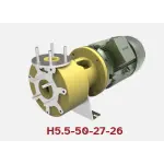طلمبة نقل أحماض وكيماويات 5.5 حصان Acid & Chemical Transfer Pump PU-TECH H5.5-50-27-26
