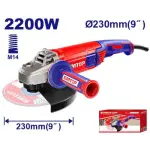 EMTOP EAGR22093 صاروخ جلخ 2200 وات بقرص 230 مم وسرعة 6600 لفة/دقيقة