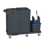 تروللي خدمة عامة مغلق BOSS ECOBLACK 750 – 2 جردل 20 لتر + 4 جردل 6 لتر