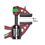 قمطة تثبيت سريعة ميني PIHER Mini Quick Clamp بطول 30 سم – موديل 52430