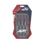 طقم مفك إلكترونيات 7 قطع  3 عادة و 4 صليبة 2 لون APT AH147078-7A