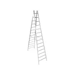 سلم ألومنيوم مزدوج METAFORM موديل 32-16 – ارتفاع 5.00 متر – 16 درجة
