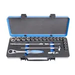 طقم لقم - Socket Set 1/2 بوصة سداسي 23 قطعة 10–32 مم يونيور سلوفيني موديل 190BI6P32