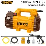 ماكينة غسيل ضغط عالي إنكو 1500 وات ضغط 100 بار موتور  نحاس INGCO HPWR15028